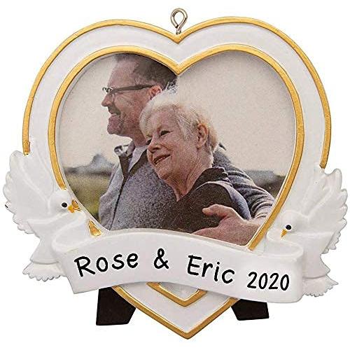 Memorial Heart Photo Frame Ornament