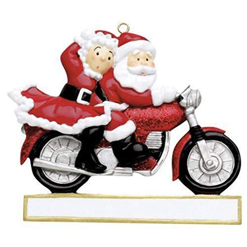 Motorcycle Couple Personalized Ornament