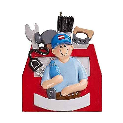 Mr. Fix-it Personalized Ornament (Mr.Fix with Drill) Default Title