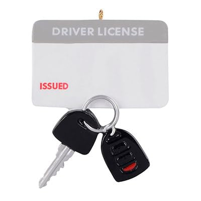 New Driver's License Girl/Boy Personalized Ornament (Grey)
