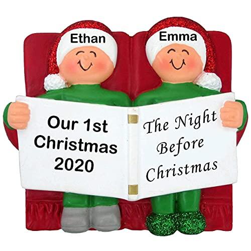 Night Before Family Ornament (Family of 2)