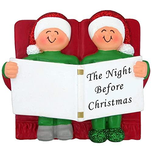 Night Before Family Ornament (Family of 2)