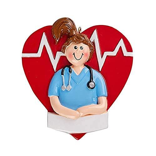 Nurse Girl Personalized Ornament (Nurse Girl) Default Title