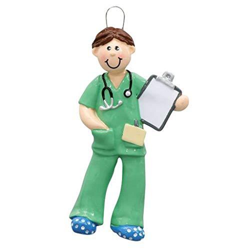 Nurse Man Personalized Ornament