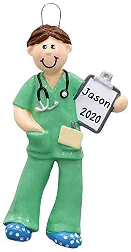Nurse Man Personalized Ornament