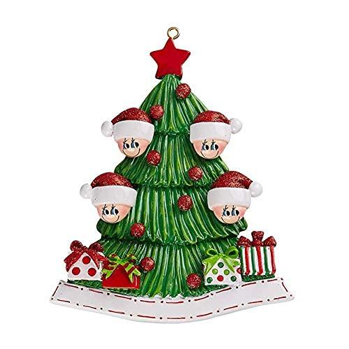 Opening Present Family Ornament (Family of 4) Default Title