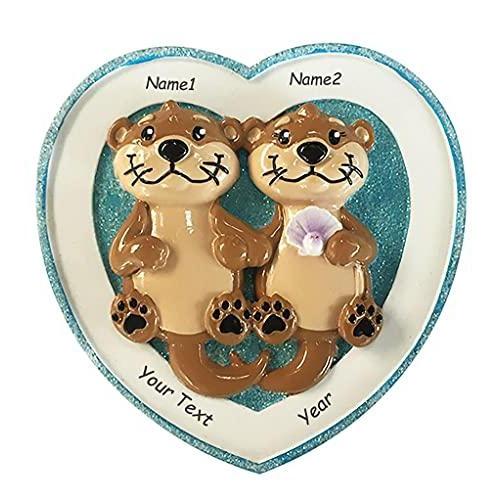 Otter Family Ornament (Family of 2) Default Title