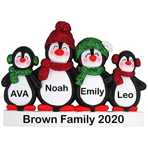 Penguin Family Ornament (Family of 4)