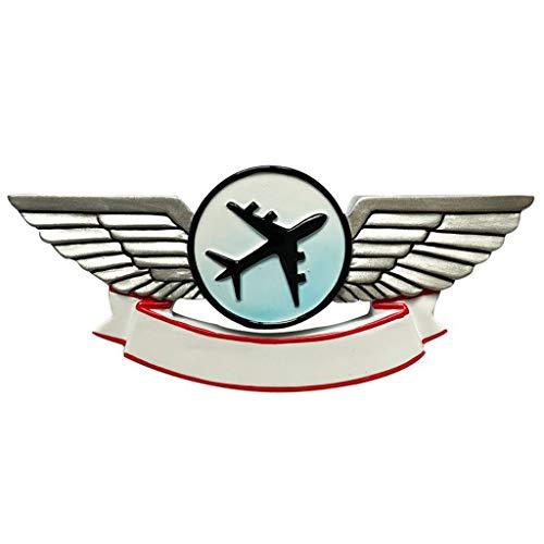 Personalized Airplane Wings Ornament
