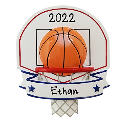 Personalized Basketball Christmas Tree Ornament