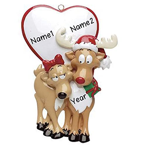 Personalized Be My Deer Couple Love Ornament Default Title