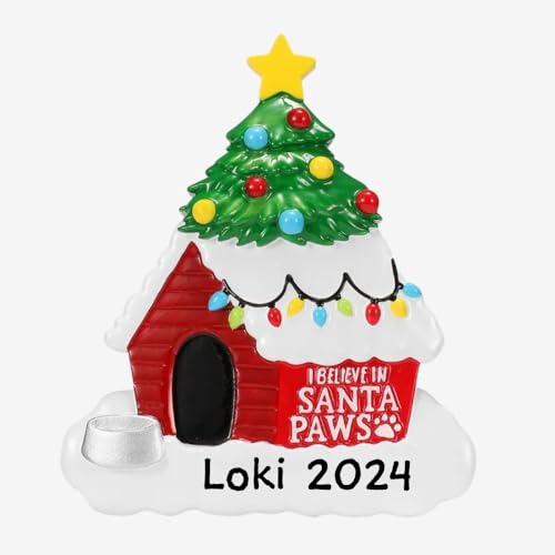 Personalized Dog House Ornament