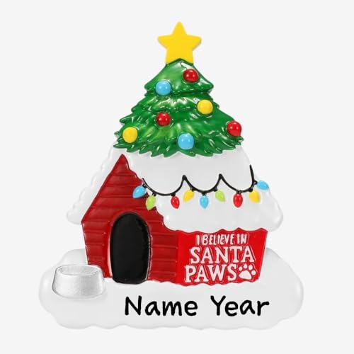 Personalized Dog House Ornament