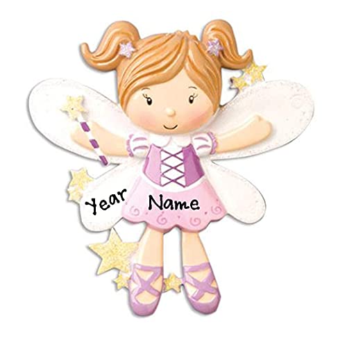Personalized Fairy Ballet Ornament (Pink) Default Title