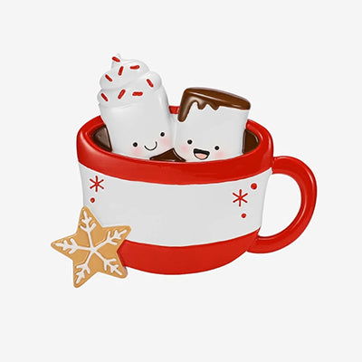 Personalized Hot Cocoa Christmas Ornament (Family of 2)