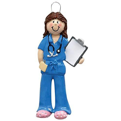 Personalized Nurse Ornament (Woman)