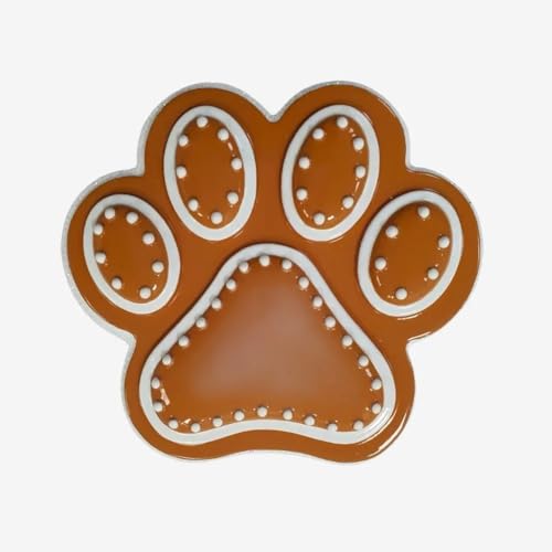 Personalized Ornament Gingerbread Paw Print