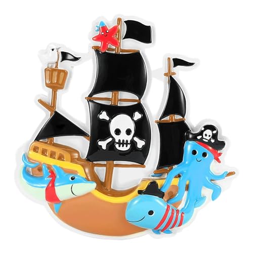 Personalized Pirate Ship Christmas Ornament