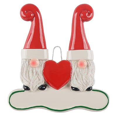 Personalized Santa`s Elf Christmas Ornament (Family of 2)