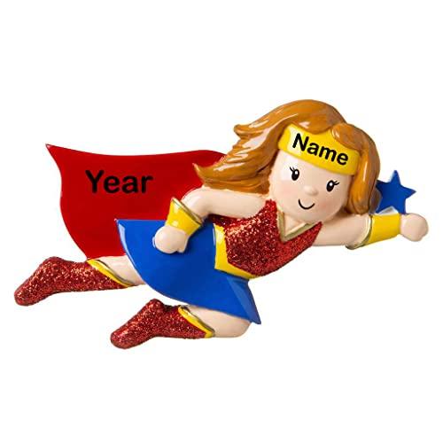 Personalized Super Hero Ornament