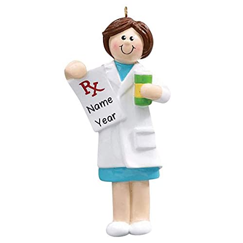 Pharmacist Woman Personalized Ornament