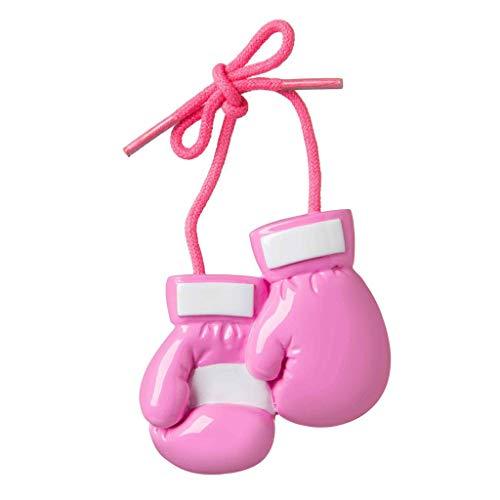 Pink Boxing Gloves Personalized Ornament