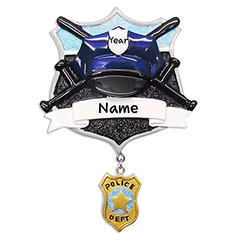 Policeman Personalized Ornament Default Title