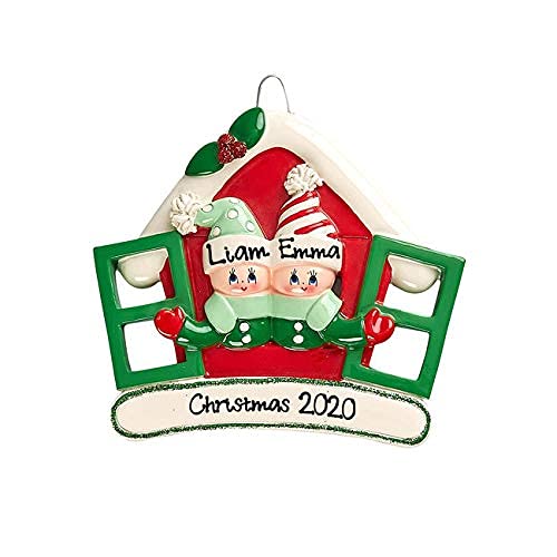 Quarantine Family Ornament (Family of 2)