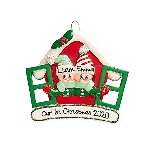 Quarantine Family Ornament (Family of 2)