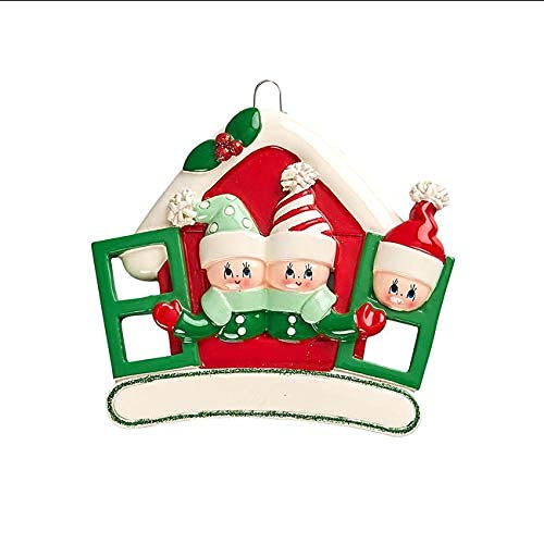 Quarantine Family Ornament (Family of 3) Default Title