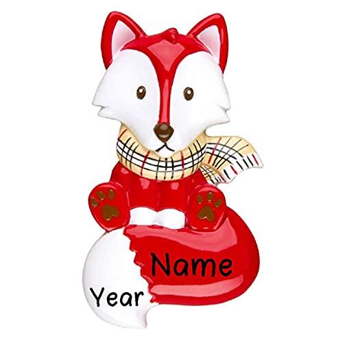 Red Fox Personalized Ornament