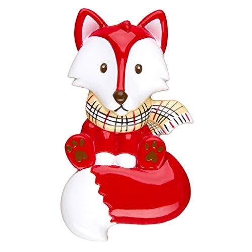 Red Fox Personalized Ornament