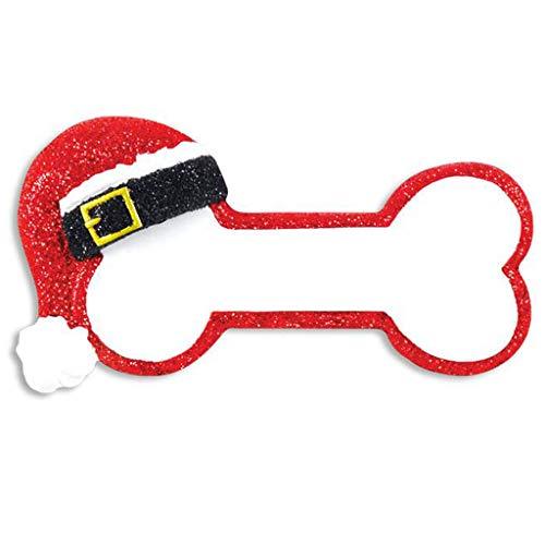 Santa Dog Bone Personalized Ornament