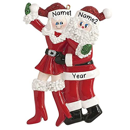 Santa Love Ornament