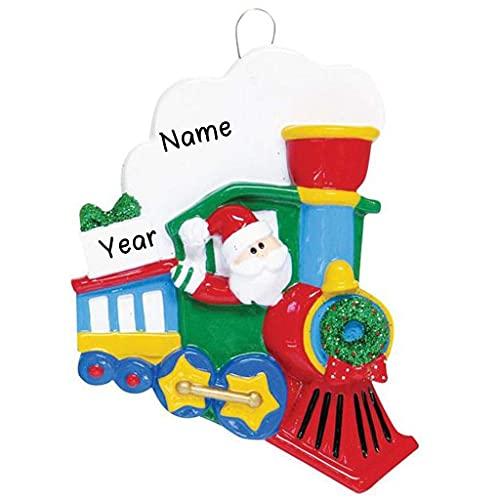 Santa Train Ornament