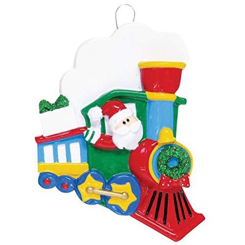 Santa Train Ornament