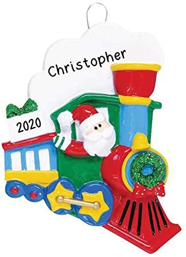 Santa Train Ornament