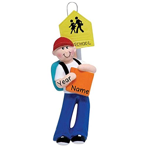 School Boy Personalized Ornament Default Title