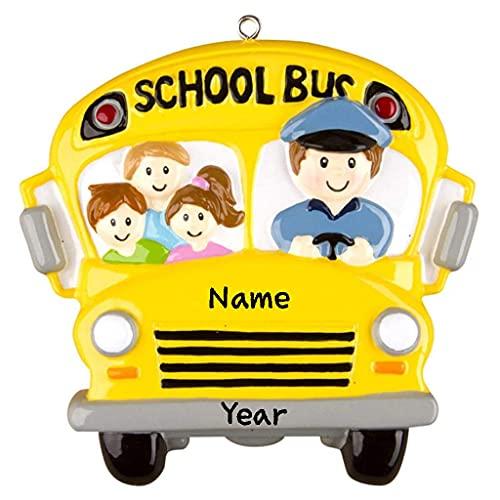 School Bus Driver Personalized Ornament Default Title