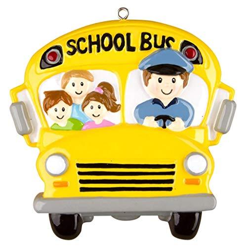 School Bus Driver Personalized Ornament