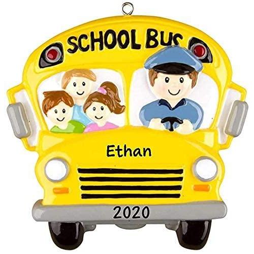 School Bus Driver Personalized Ornament