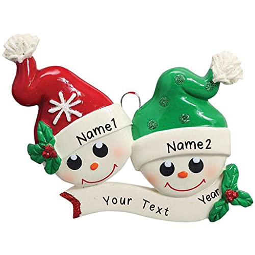 Snow Faces Personalized Ornament Default Title