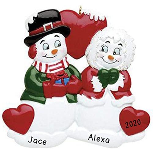 Snow Family Personalized Ornament