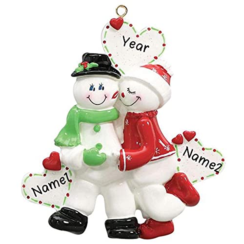 Snow Sweethearts Personalized Ornament Default Title