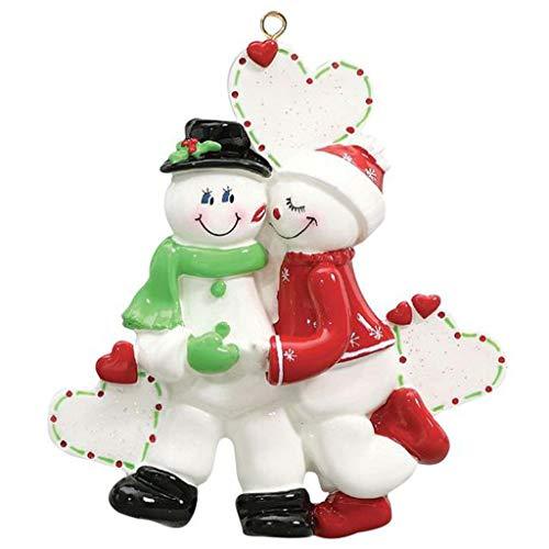 Snow Sweethearts Personalized Ornament