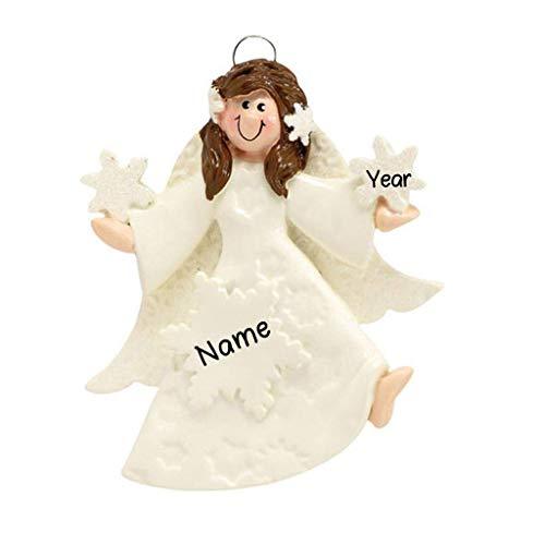 Snowflake Angel Ornament (Brown) Default Title