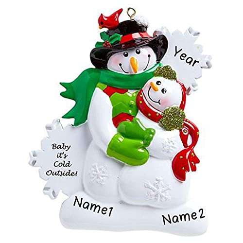 Snowman Baby Its Cold Outside Personalized Ornament Default Title