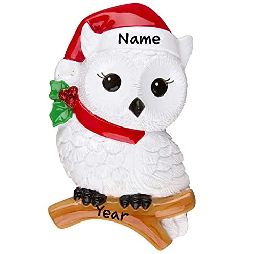 Snowy Owl Personalized Ornament Default Title