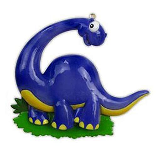 T-REX Dinosaur Personalized Ornament (Blue)