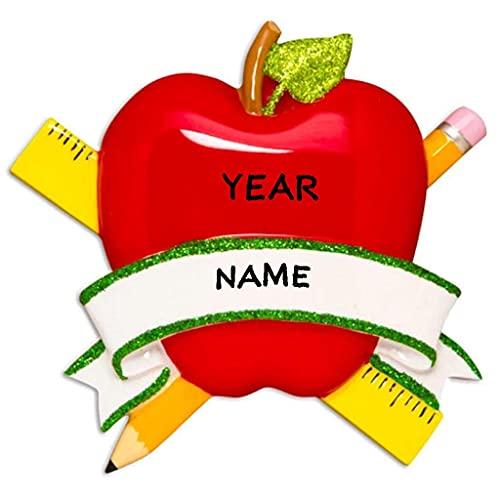 Teacher's Aide Personalized Ornament Default Title
